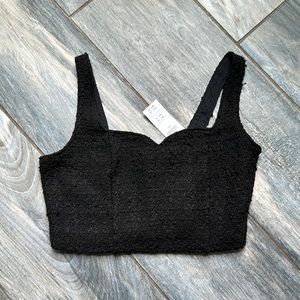 Abercrombie & Fitch tweed set top 🖤 small